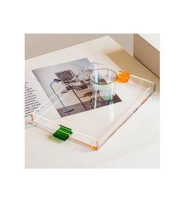 Ensemble de 3 design fantastique forme personnalisée acrylique de première qualité grande taille avec plateau de coin pincé à prix abordable - Product Image 4