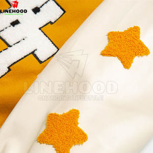 Chaqueta con cuello levantado a prueba de viento de invierno para hombre Diseño cómodo de Letterman a un precio razonable - Product Image 5