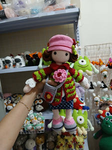 Venta caliente personalizado ganchillo muñeca juguetes de peluche para la decoración o como juguetes para los niños muchos modelos y tamaños disponibles - Product Image 4
