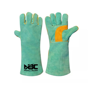 Gants de soudage Tig en cuir de vache de qualité supérieure, gants de soudage Tig de sécurité résistants au feu. - Product Image 5