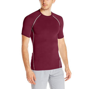 Camiseta de Compresión de Manga Corta para Hombre, Capa Base, Camisetas Interiores Deportivas, Secado Rápido, Ropa Deportiva, Precio Económico, OEM Personalizado - Product Image 4