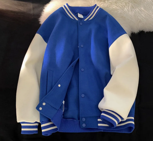 Chaqueta de Béisbol Personalizada de Primera Calidad para Hombre, Diseño Varsity con Estampado y Bordado Personalizados, Chaqueta Oversize Lisa al por Mayor - Product Image 2