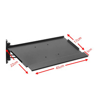 Soporte de Teclado para Simulador de Carreras, Ajustable, de Aluminio, Deslizante, Extensión para Estación de Trabajo de Simulación de Juegos