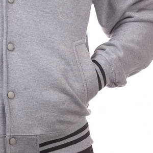 Veste d'hiver confortable et chaude Letterman pour hommes avec col montant coupe-vent à prix raisonnable - Product Image 6