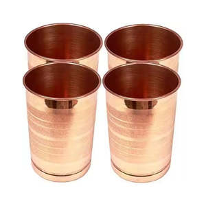 Ensemble de verres à boire en acier inoxydable |   Gobelets à eau martelés faits à la main |   Vaisselle ayurvédique saine, anti-fuite, sans BPA, grande capacité - Product Image 6