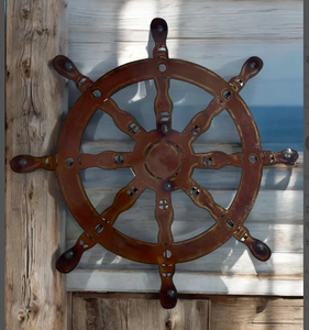 Trendy High Quality Best Nautical <b>Ship</b> <b>Wheel</b> Handmade Decor - Product Image 2