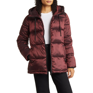 Veste matelassée imperméable pour femmes, veste d'hiver rembourrée, veste en nylon pour femmes, vestes matelassées d'extérieur - Product Image 4