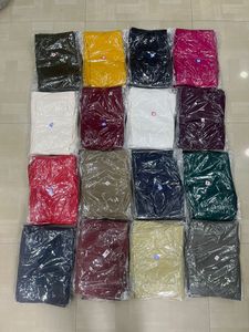 Women's <b>White</b> <b>Plus</b> <b>Size</b> Cotton Pleated <b>Trousers</b> Smart Casual Elastic Waist Mid-Waist Print Pant for Summer Breathable Plain Dyed - Product Image 2