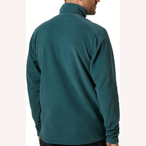 Gris bleu 2024 vente en gros veste polaire personnalisé hommes vêtements d'extérieur d'hiver grande taille veste polaire personnalisée pour homme - Product Image 4