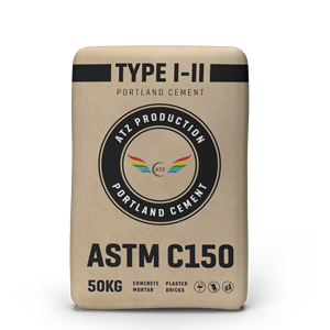 ASTM C150 TIPO I/II - ATZ CEMENTO PORTLAND Precio asequible estándar alto y OEM disponible de materiales de construcción - Product Image 1