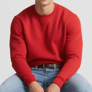 Sudadera personalizada para hombre, precio al por mayor, lisa, de alta calidad, de gran tamaño, transpirable, básica, sudaderas con capucha, sudadera de mezcla de algodón - Product Image 5