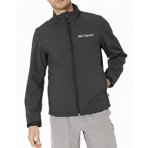 Veste Softshell d'hiver pour homme, best-seller, avec col montant, haute qualité, couleurs et designs personnalisés, coupe-vent - Product Image 1