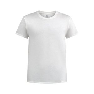 100% coton hommes T-shirt décontracté doux Fitness été mince T-shirts hommes maison vêtements col rond manches courtes solide T-shirt pour hommes - Product Image 4