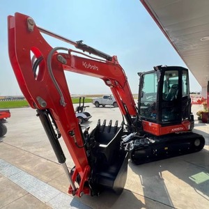 Mini-excavatrice Kubota KX057-5 d'origine, en stock, haute efficacité, compacte, équipée d'un puissant moteur diesel Kubota - Product Image 4