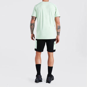 Ropa de verano, conjuntos de pantalones cortos para hombres para adultos, calidad Premium, Color sólido, logotipo personalizado, camisetas y pantalones cortos para hombres, conjuntos dobles personalizados - Product Image 2