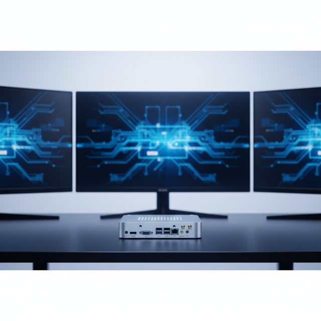 Ryzen 7 5800H 32GB RAM 1TB SSD WiFi 6 BT 5.2 Dual 2.5G LAN Rugged Desktop Mini PC AMD With Triple Display 4K Output