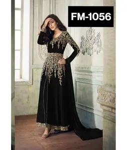 Latest Indian Pakistani Designer Wedding Party wear Salwar Kameez for Women Heavy Organza Material with Embroidery Work Dress
