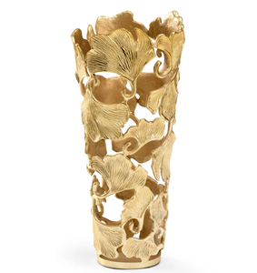 Handmade Personalized Elegant Unique Gold <b>Vase</b> Modern Classic Customized <b>Decorative</b> Gold Antique Color Flower <b>Vases</b> - Product Image 1