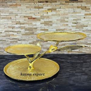 Support de gâteau en aluminium fabriqué à la main décorations de fêtes de mariage chromé fabriqué en inde pour les fêtes de mariage produit du fournisseur - Product Image 5