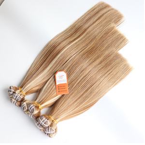 Prix de gros 100% cuticules alignées trame de cheveux humains Double Machine vierge Remy fournisseur d'extensions de cheveux vietnamiens Double dessiné - Product Image 2