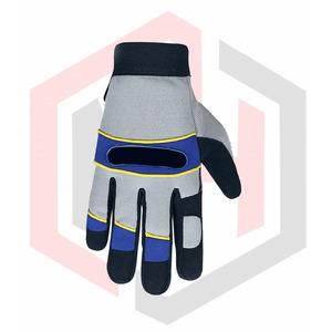 2025 Gants de mécanicien en cuir personnalisés de conception supérieure Construction en cuir synthétique travail meilleur prix gants de mécanicien - Product Image 2