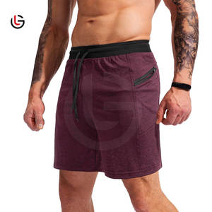 Short de fitness personnalisé grande taille pour homme coupe ample cordon style décontracté vente en gros en ligne - Product Image 1