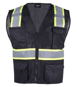 เสื้อกั๊กป้องกันการมองเห็นได้สูงแบบกำหนดเองระบายอากาศได้ดีนุ่มสบาย - Product Image 6