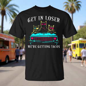 Les perdants, unissez-vous ! Obtenez un t-shirt Cat Taco Lovers pour les passionnés de tacos - Product Image 3
