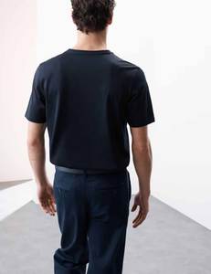 Lightweight T Shirt for Men Streetwear Custom Apparel Comfortable Daily Wear for Gym <b>Travel</b> Lounge Fashion Bulk Supplier - Product Image 2