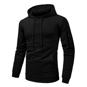 Sweats à capuche chauds d'hiver pour hommes, sweats en molleton imprimés avec logo personnalisé, vente en gros de ODM Streetwear, sweat à capuche à épaules tombantes - Product Image 2