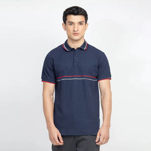 Polos de Manga Corta para Hombre de Alta Calidad, Diseño Sólido, Tallas Grandes, con Bordado Personalizable, Precio Bajo al por Mayor - Product Image 1