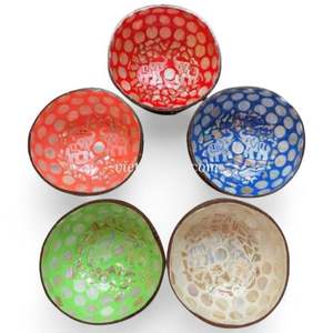 Tazón de Coco con Incrustaciones de Nácar, Estilo Bohemio, Material Natural, Diseño Personalizado al por Mayor de Vietnam - Product Image 1