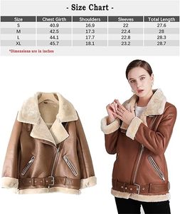 Veste de moto en cuir d'agneau véritable de luxe sur mesure, grandes tailles, col en fourrure, hiver, femmes, peau de mouton teinte - Product Image 6