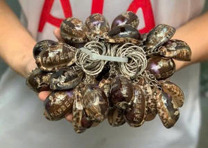 Llavero de Concha Marina Estilo Costero de Vietnam, Artesanía de Concha Natural, Accesorio Decorativo para Regalo - Product Image 3