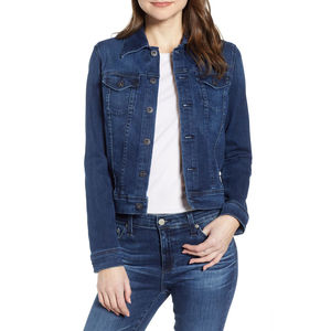 Vestes en jean pour femmes, poids lourd, chaud et épais, vente en gros de nouveaux vêtements d'hiver à la mode, denim, OEM - Product Image 4