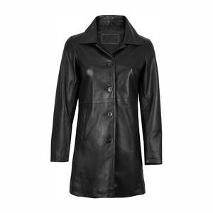 Manteau coupe-vent pour homme, veste longue en cuir à capuche, veste de moto en cuir pour homme, veste de mode coréenne d'hiver - Product Image 6