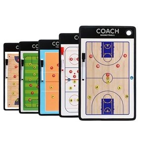 Pizarra Magnética de 38*23cm para Entrenador Deportivo, con Diseño de Campo de Fútbol Australiano, para Fútbol, Voleibol, Baloncesto, con Clipart de Discos, Borrado en Seco, para Tácticas Deportivas - Product Image 1