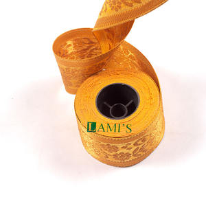 2024 OEM servicio de diseñador francés al por mayor diseño único personalizado trenzas encaje dorado - Product Image 6