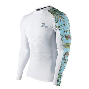 Service OEM de qualité supérieure Couleur unie Protège-éruptions cutanées à manches longues Tissu Spandex/Polyester Séchage rapide Écologique Respirant pour - Product Image 2