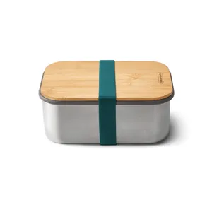 Porte-sandwich en acier Black+Blum, boîtes à lunch écologiques avec gadgets pratiques - Product Image 1