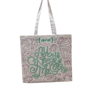 Sac fourre-tout en coton 100% en gros, écologique, réutilisable, sac cadeau, logo imprimé personnalisé en couleur unie - Product Image 1