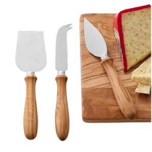 Handmade Design Wooden Handle Cheese <b>Knife</b> with Mirror Polished & Food <b>Safe</b> for Home at Reasonable Price - Product Image 1