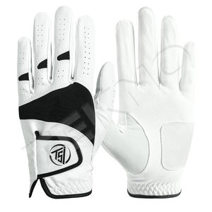 Gants de golf souples pour hommes avec logo personnalisé Gant de golf en cuir Cabretta - Product Image 2