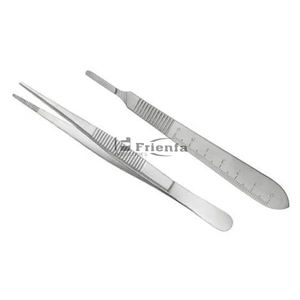 Juego de apósito médico de grado hospitalario certificado CE, instrumentos de acero inoxidable con bandeja de metal para uso quirúrgico y para el cuidado de heridas - Product Image 5
