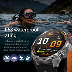 Montre connectée de sport HT45 pour l'extérieur, 41-43 mm, écran tactile IPS, unisexe, résistante à l'eau, avec boussole et fonction de réponse aux appels - Product Image 2