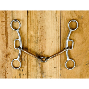 Mors de cheval en acier inoxydable poli avec embout en cuivre pour l'équitation et l'équipement équestre - Product Image 6