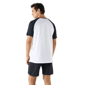 Nuevo Conjunto de Dos Piezas de Polo y Pantalones Cortos Casuales para Hombre, con Logotipo Personalizado, Transpirable, de Secado Rápido, Cuello en V, Manga Corta, Holgado - Product Image 5