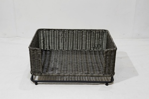 Casa para mascotas de ratán Natural ecológica sólida de lavado mecánico hecha a mano vietnamita, cama acogedora para perros y gatos pequeños - Product Image 5