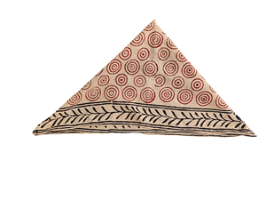 ผ้าพันคอผ้าพันคอผ้าพันคอพิมพ์ลายบล็อกย้อมสีธรรมชาติผ้าพันคอผ้าฝ้ายออร์แกนิคสีธรรมชาติทำด้วยมือ - Product Image 2