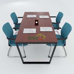 Contemporary Concept 160x80 Conference <b>Table</b> Assembly Required Modern <b>Office</b> Furniture for Conference Room-HBTC007 - Product Image 2